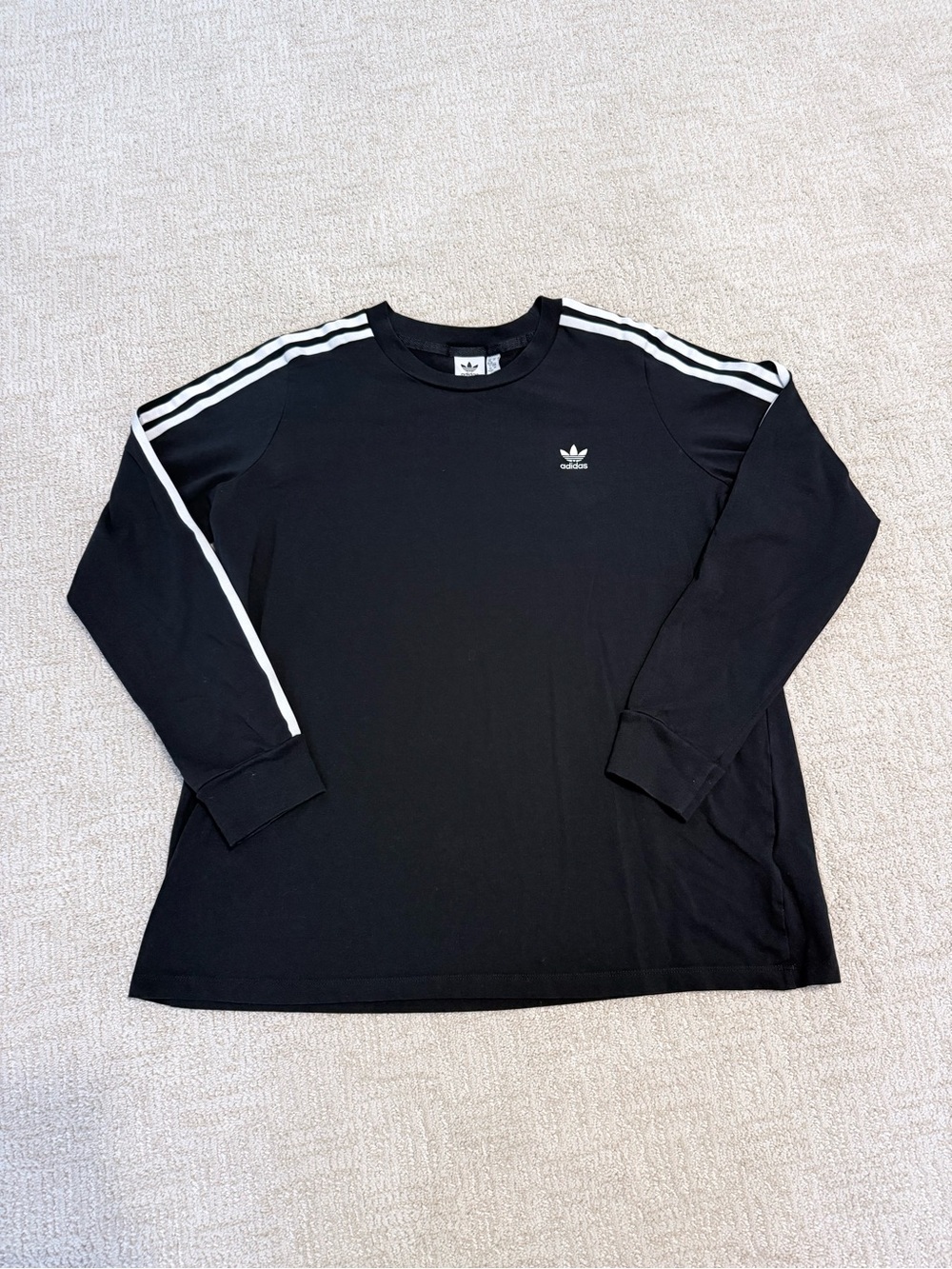 Adidas Black Classic Long Sleeve Tee (2X) - Picture 4 of 6